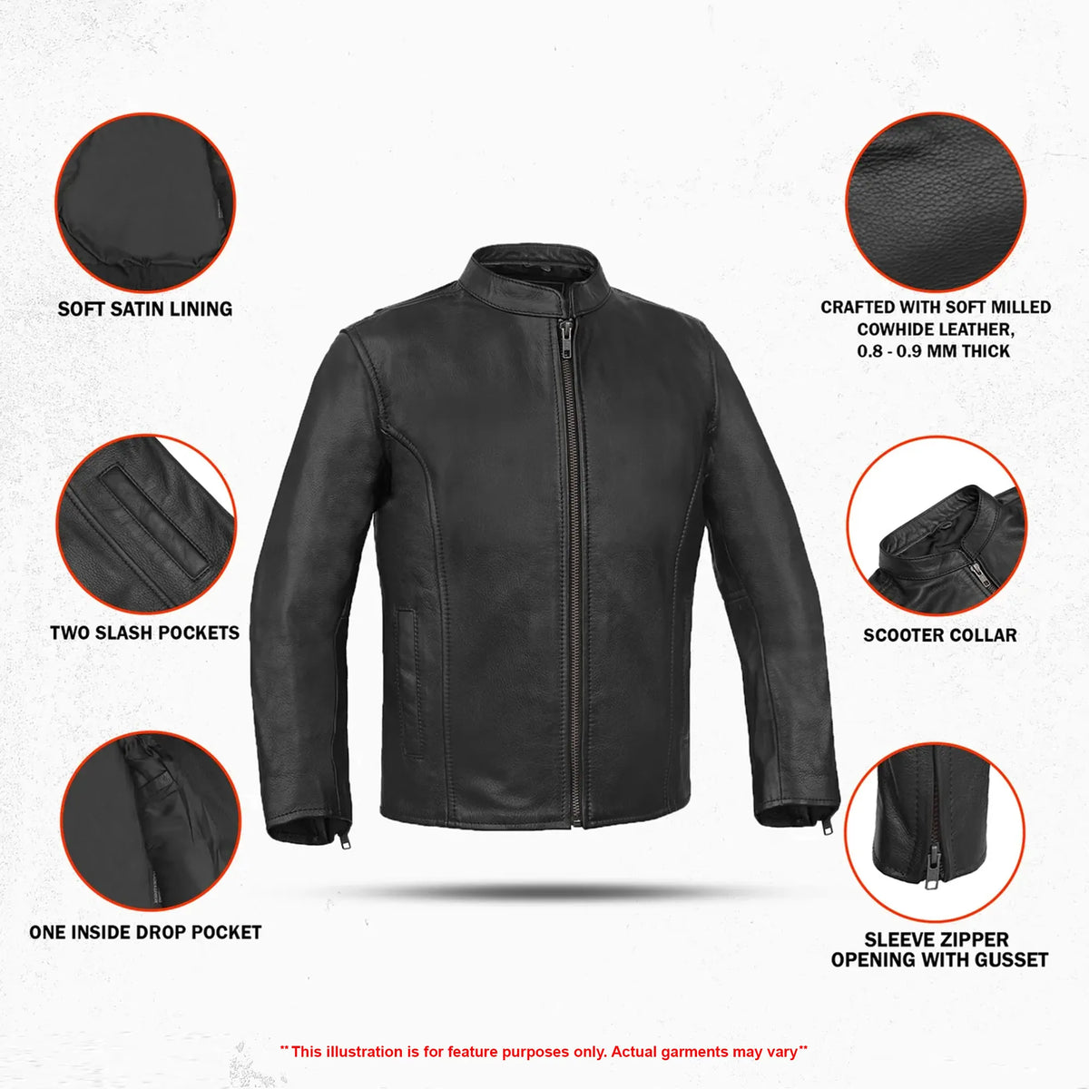 Rookie - Kids Leather Jacket