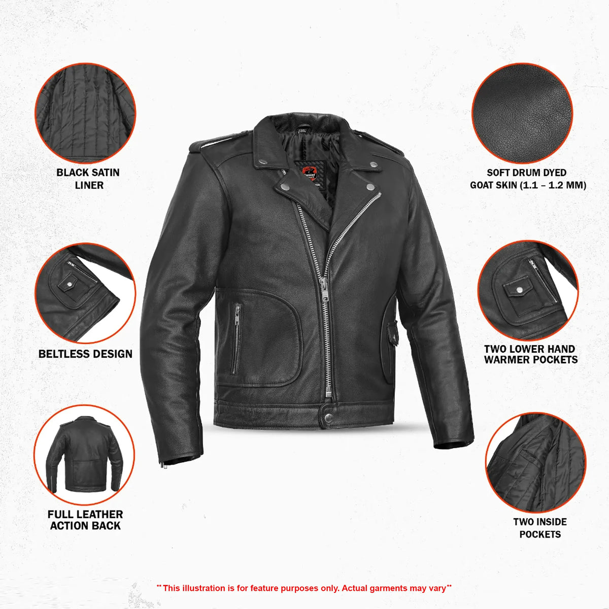 Frost Buddy - Kids Leather Jacket