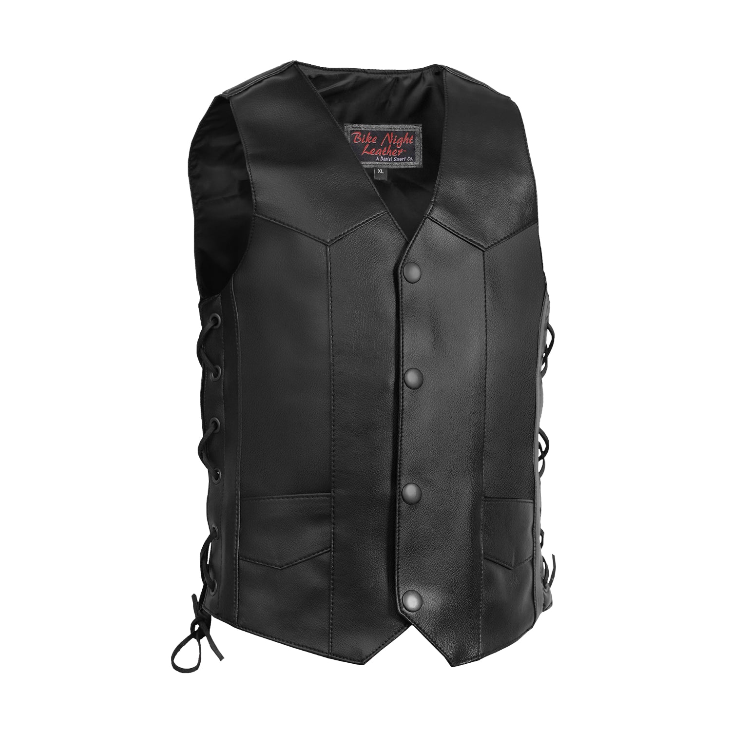 Kids Leather Vest - Traditional Style & Side Laces