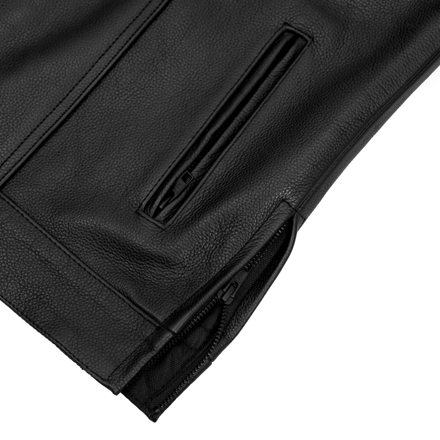 Vestra Men's Motorcycle Leather Vest