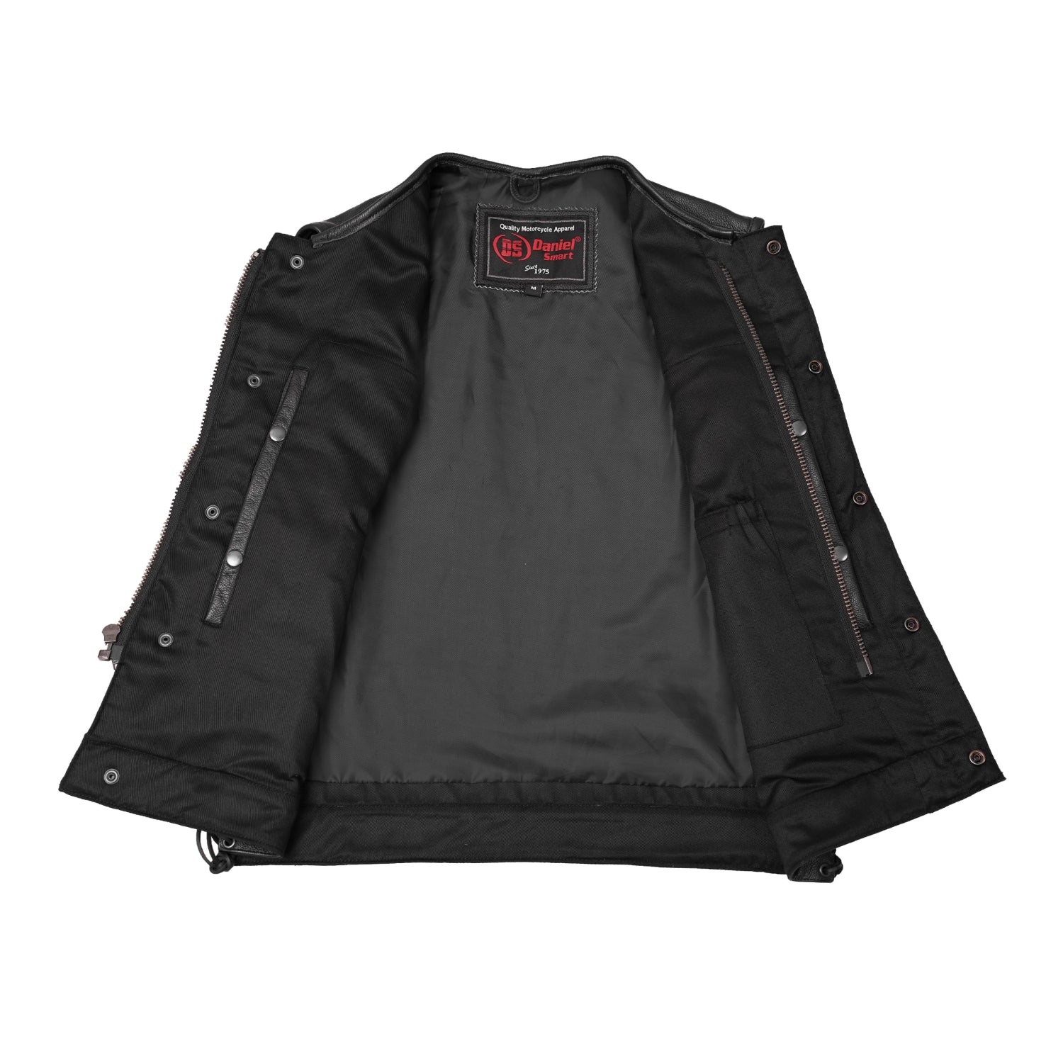 Hawk Men's Motorcycle Leather Vest