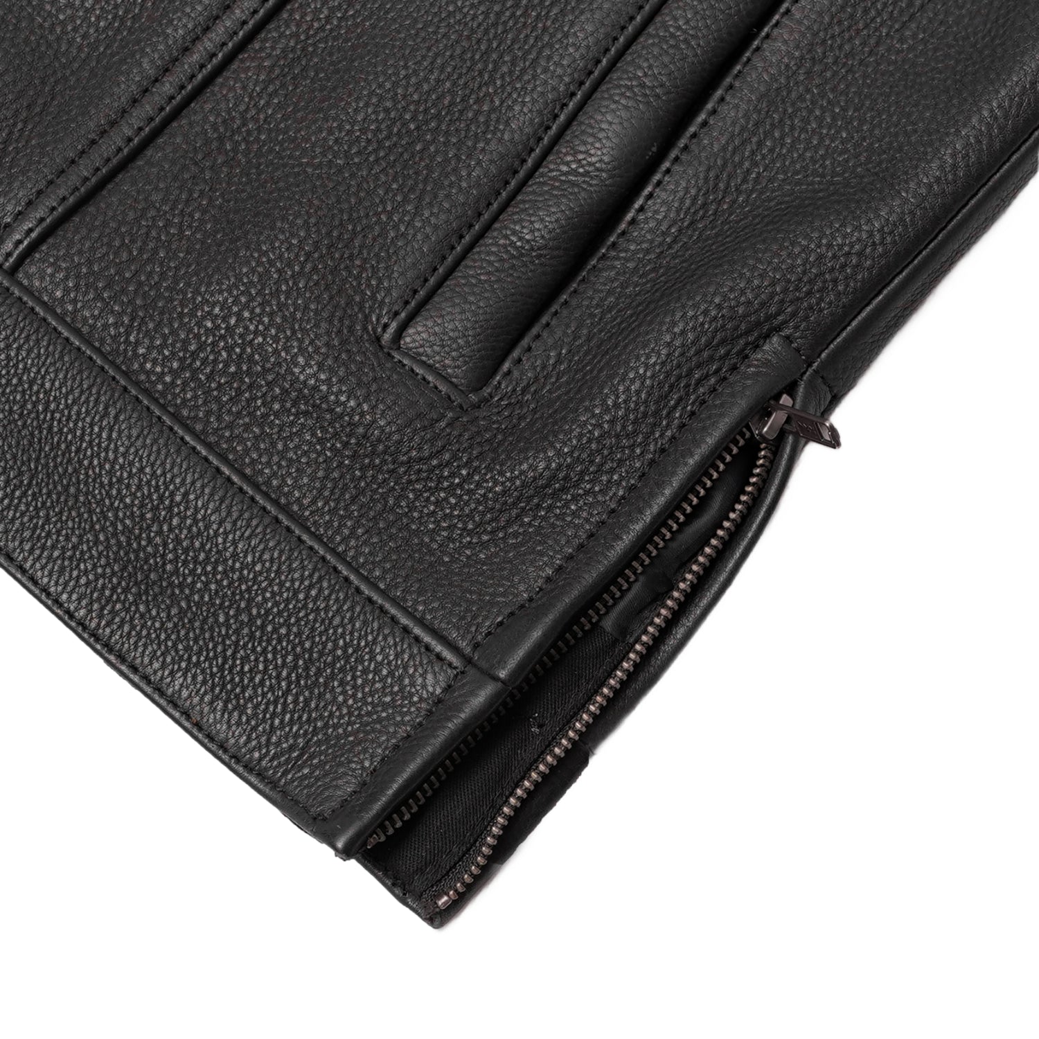 Maverick Men's Motorcycle Leather Vest