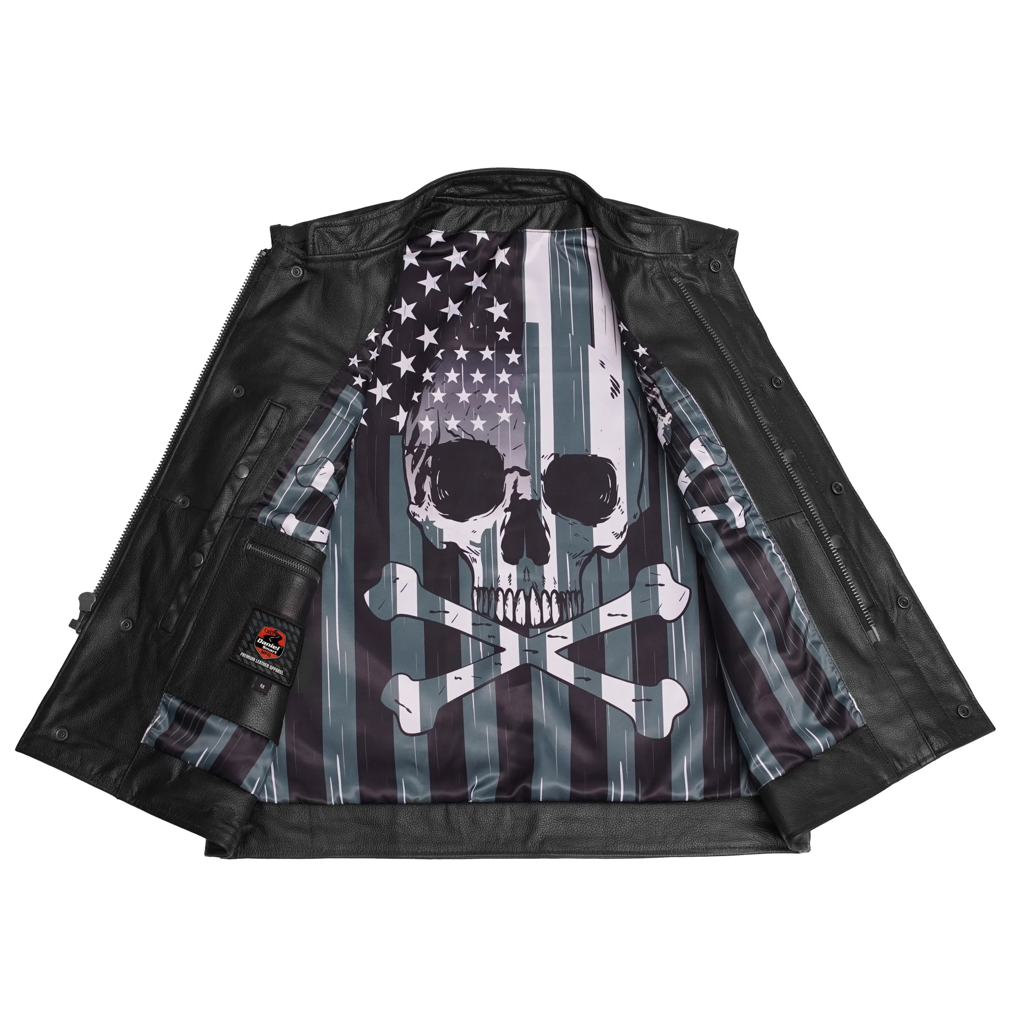 Blaze™ Men's Motorcycle Leather Vest