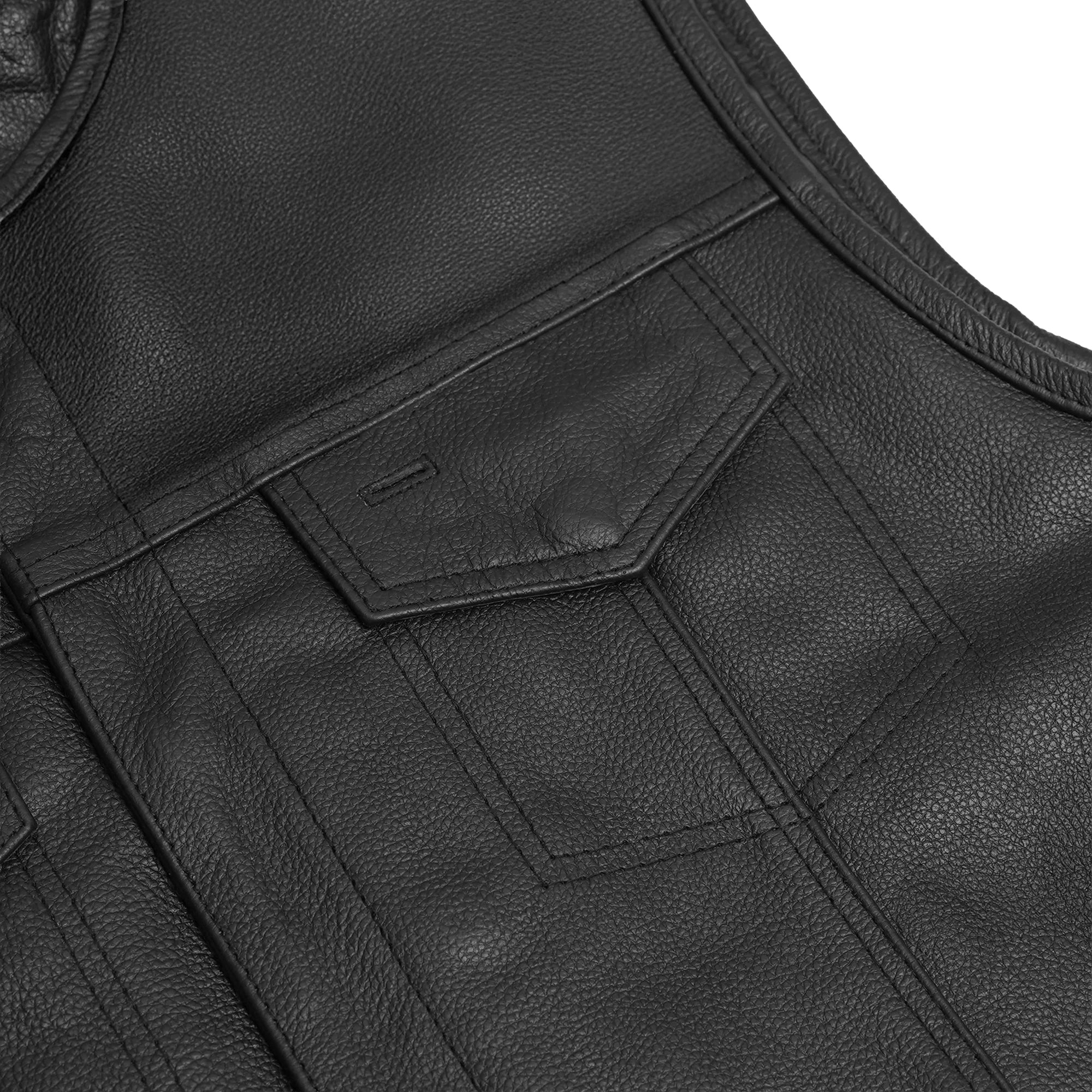Blaze™ Men's Motorcycle Leather Vest