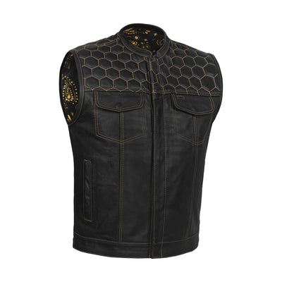 Auric™ Men's Motorcycle Leather Vest