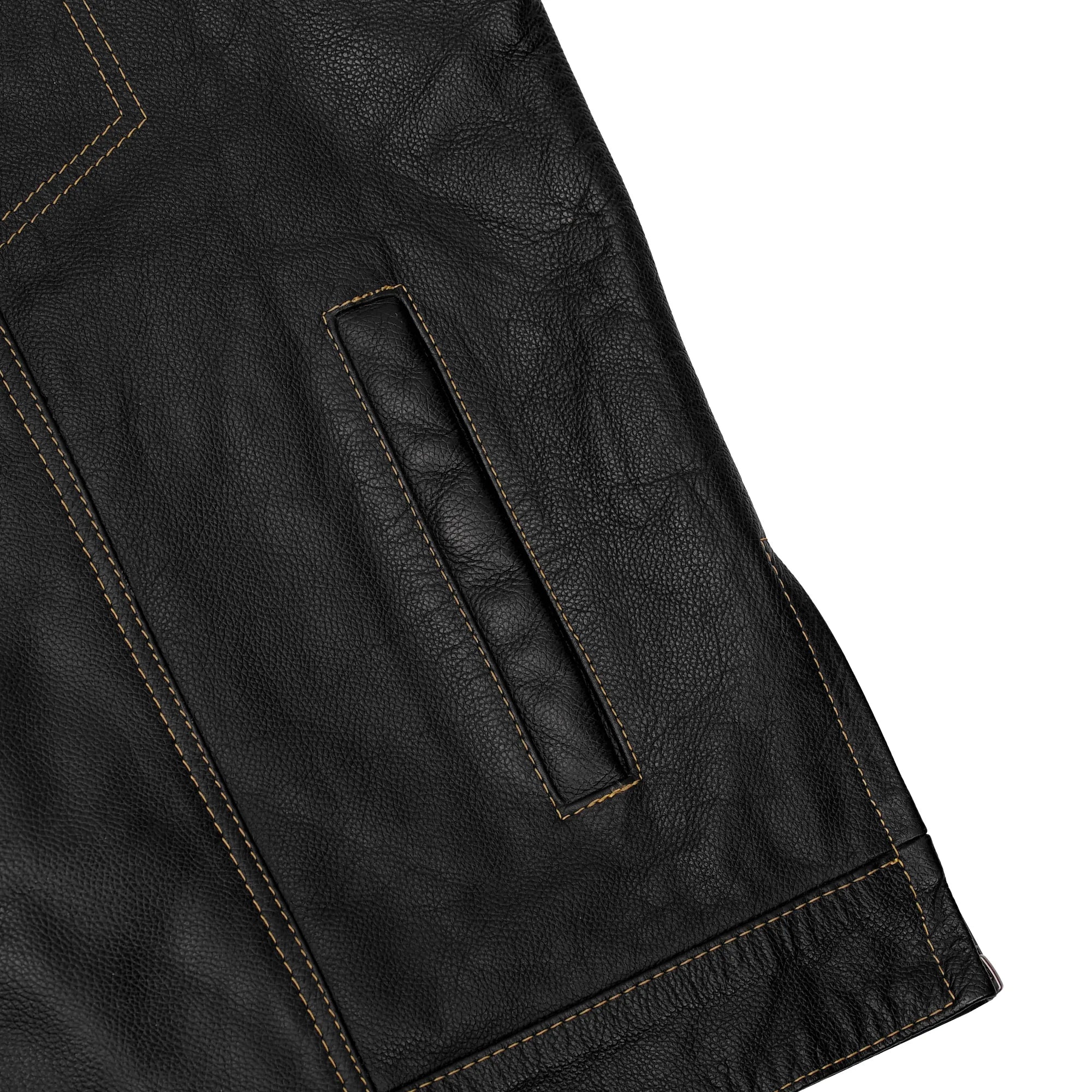Auric™ Men's Motorcycle Leather Vest