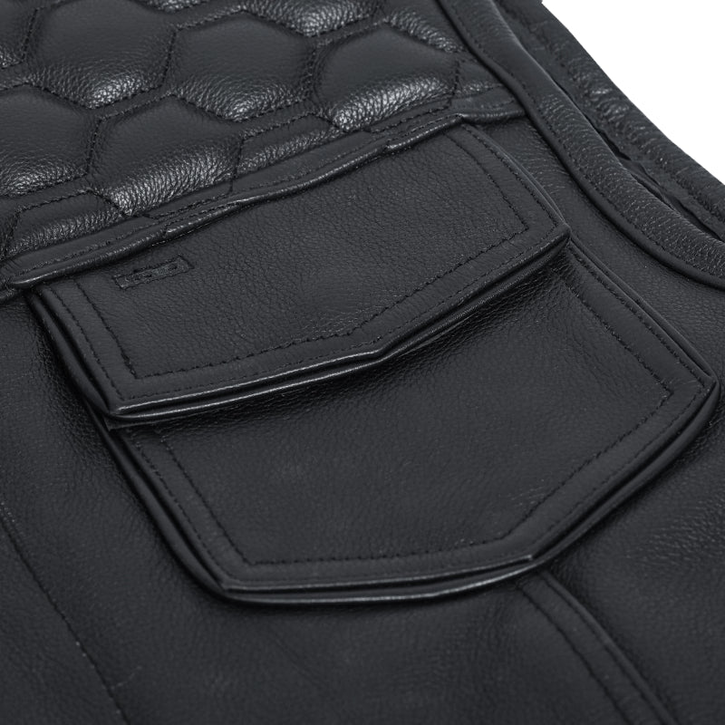 Neo - Men's Motorcycle Leather Vest