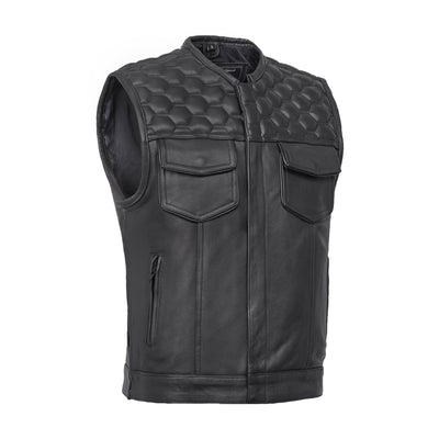 Neo Men's Motorcycle Leather Vest