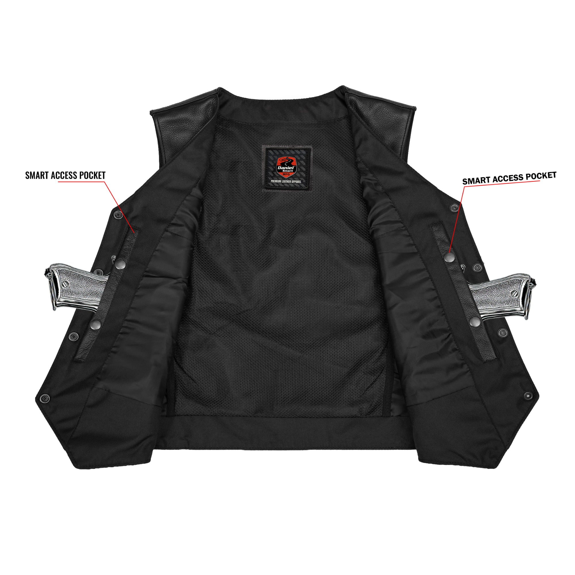 Revenge Ride Women's Leather Motorcycle Vest