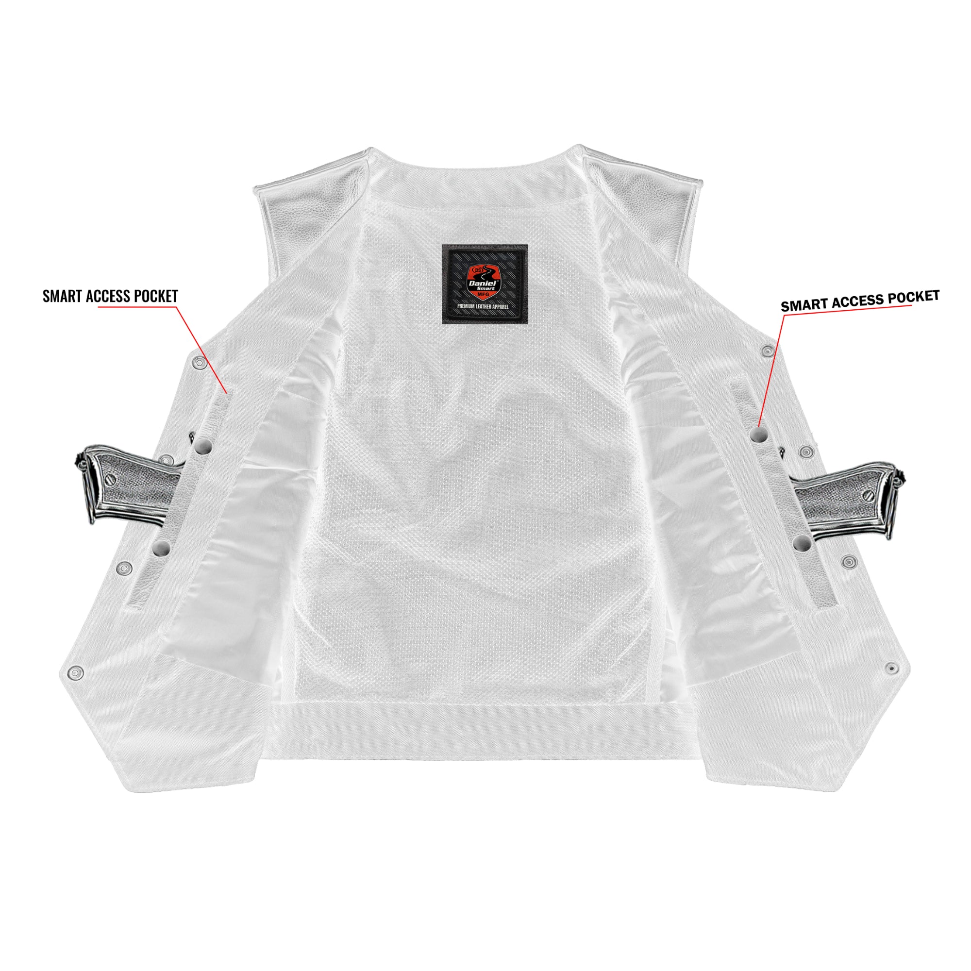 Revenge Ride Women's Leather Motorcycle Vest
