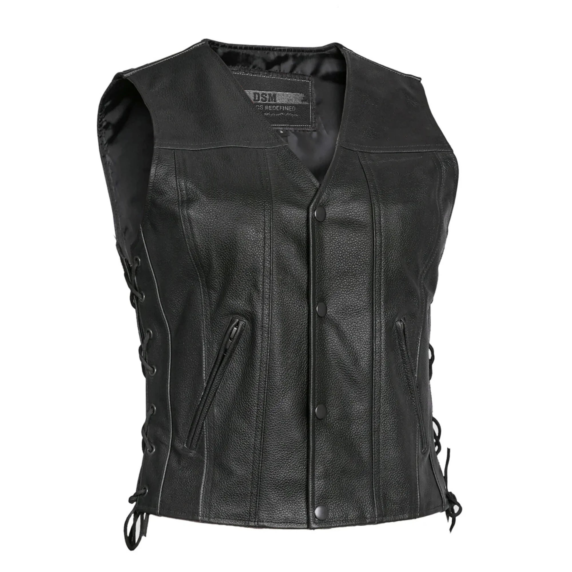 Her Miles™ Women's Leather Motorcycle Vest