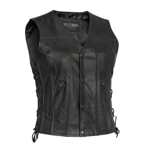 Her Miles™ Women's Leather Motorcycle Vest
