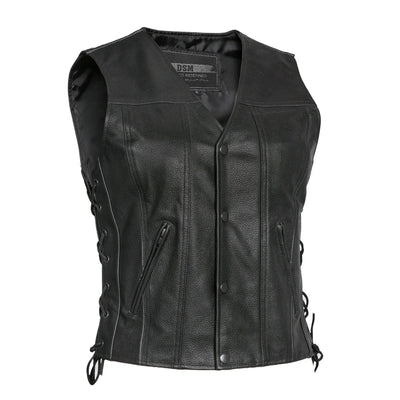 Her Miles™ Women's Leather Motorcycle Vest