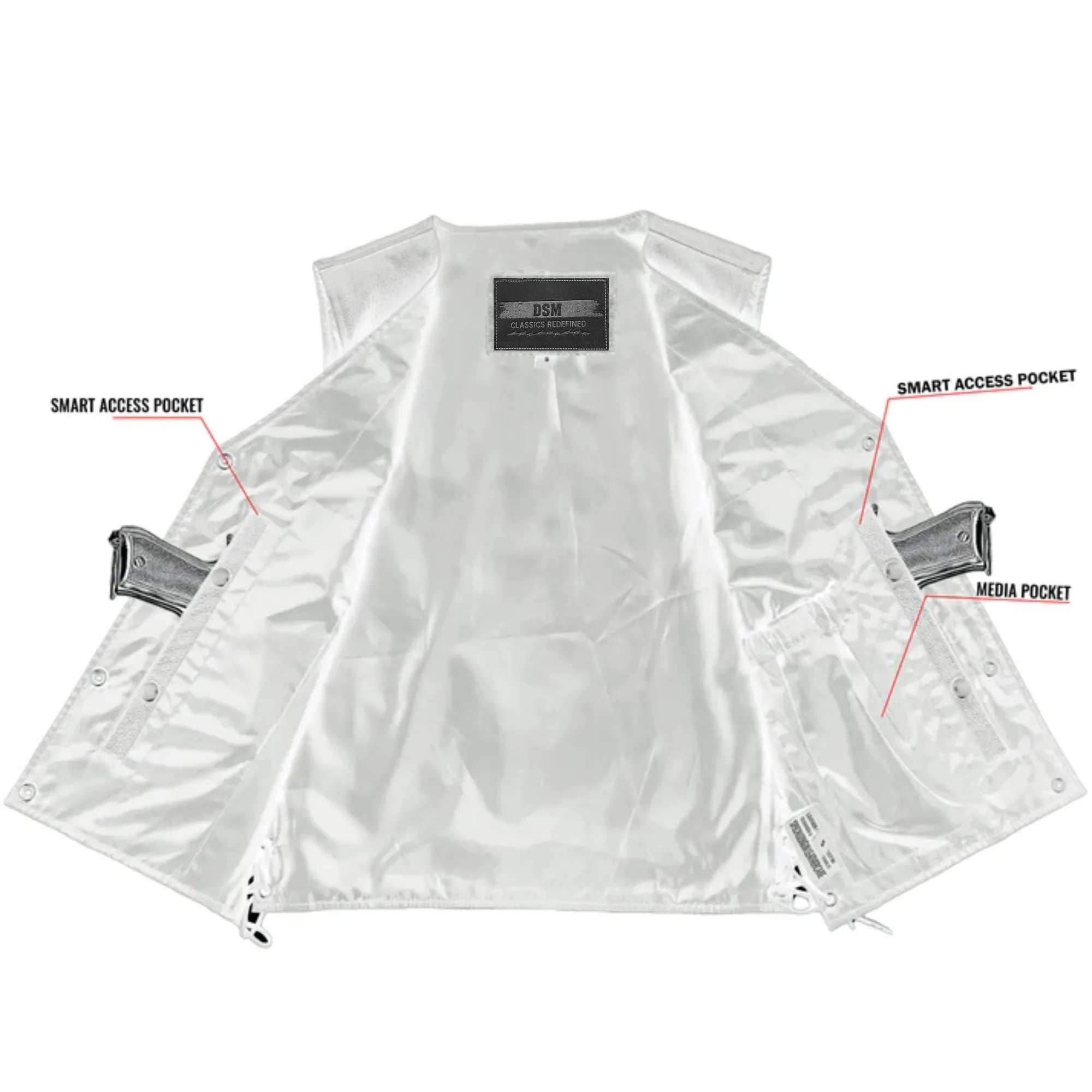 Her Miles™ Women's Leather Motorcycle Vest