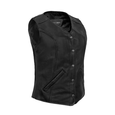 Glide™ Women's Leather Motorcycle Vest