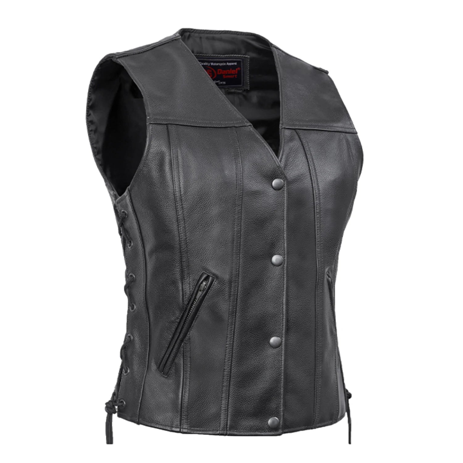 Swift - Women's Leather Motorcycle Vest