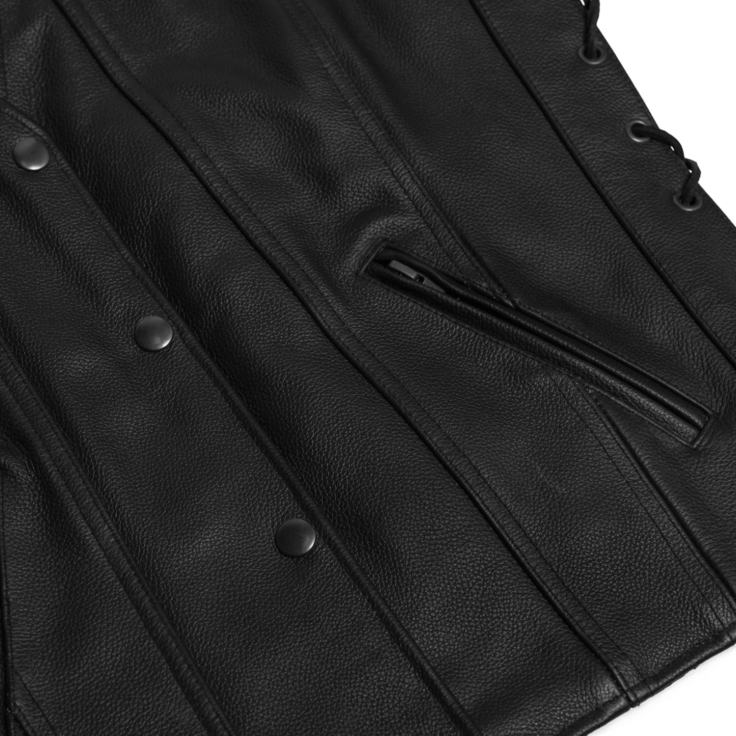 Swift™ Women's Leather Motorcycle Vest