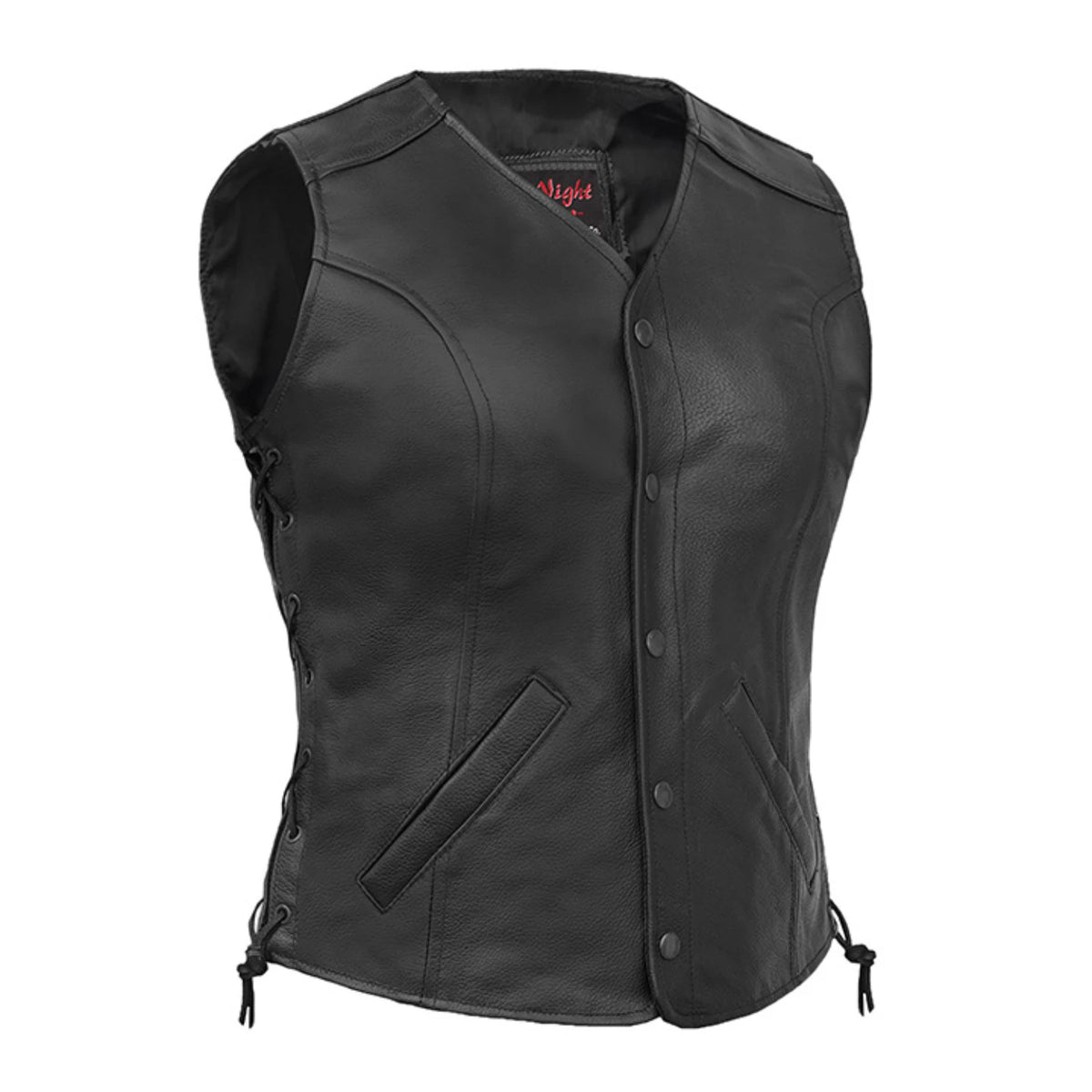 Lacera™ Women's Leather Motorcycle Vest Lacera™ Women's Leather Motorcycle Vest