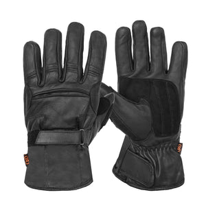 TrailFrost Men's Gauntlet Motorcycle Gloves