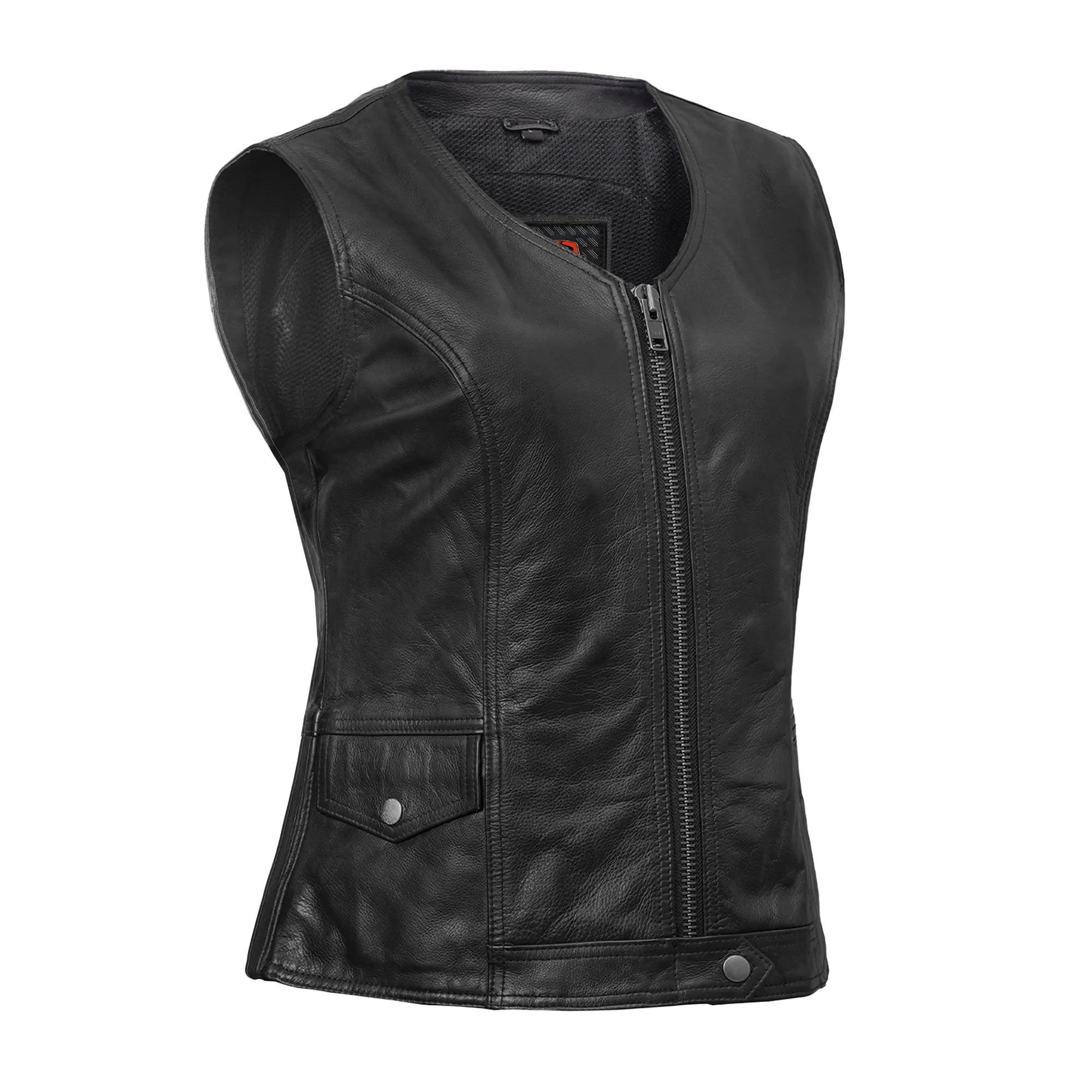 NoirFlex - Women’s Leather Motorcycle Vest