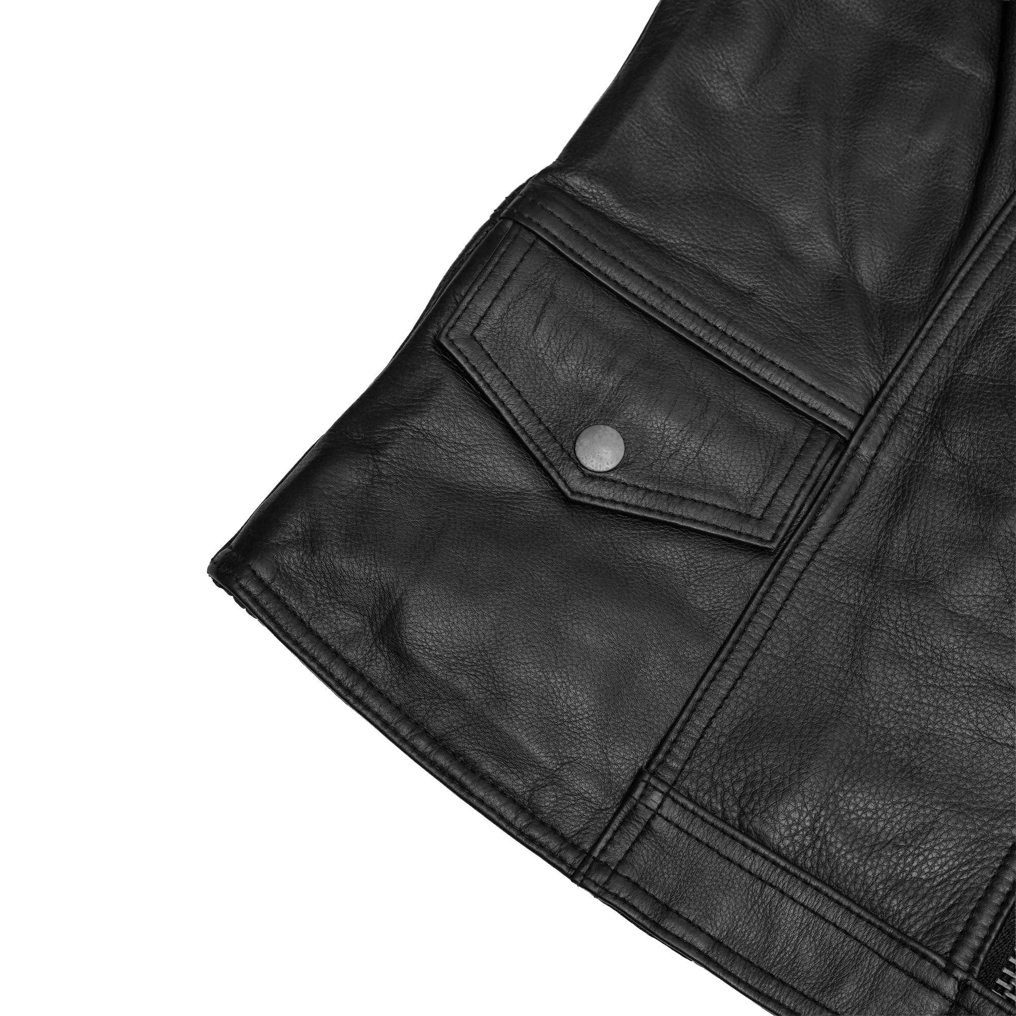 NoirFlex - Women’s Leather Motorcycle Vest