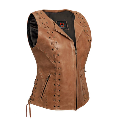 Furiosa - Women's Leather Motorcycle Vest