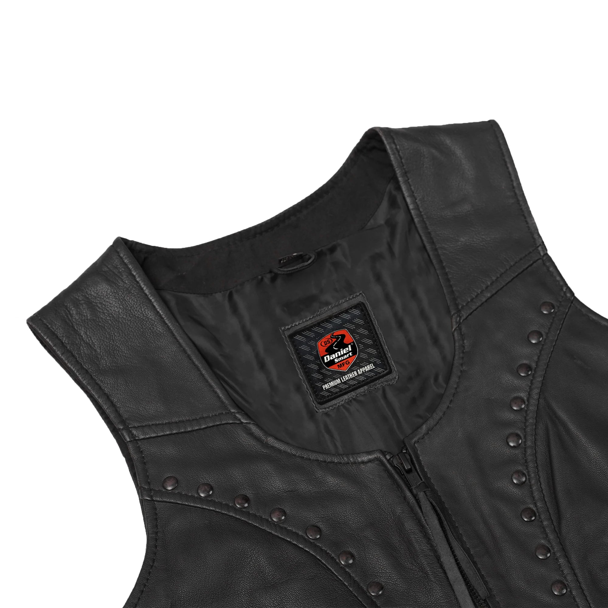 Pitter™ Women's Leather Motorcycle Vest