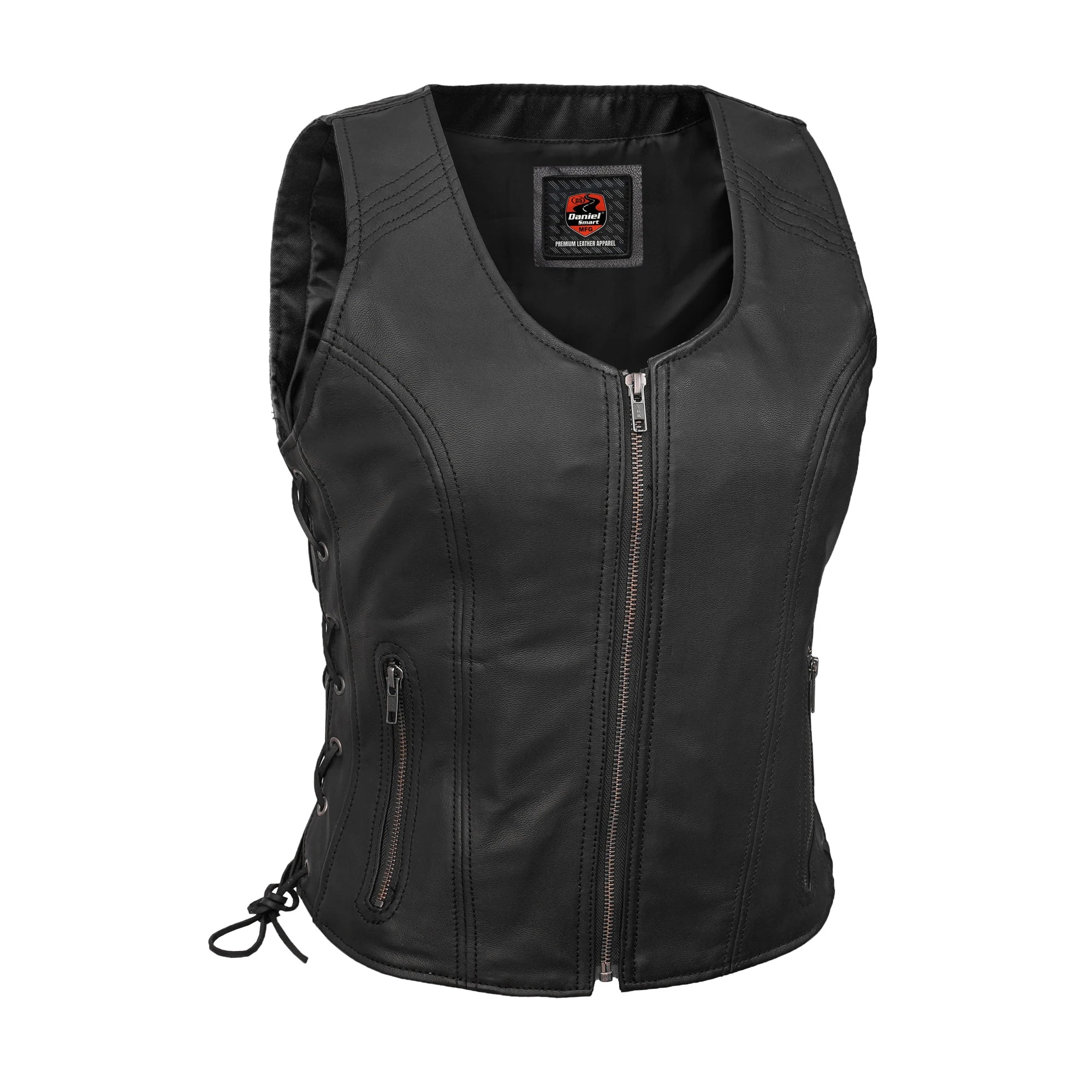 Inferno Women's Leather Motorcycle Vest