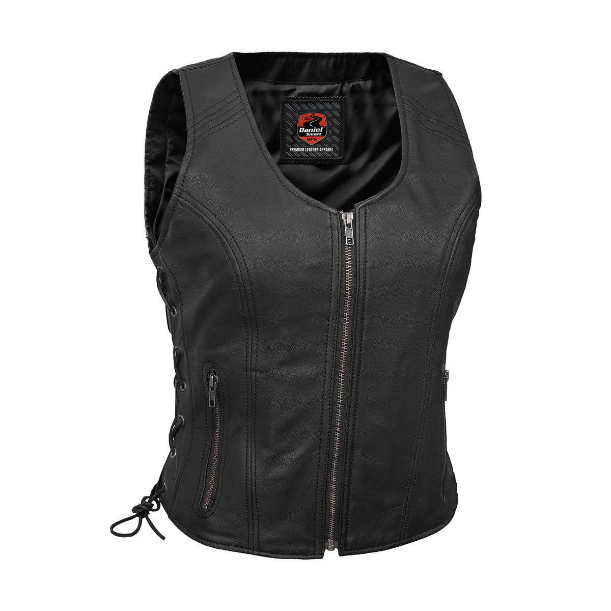Inferno Women's Leather Motorcycle Vest