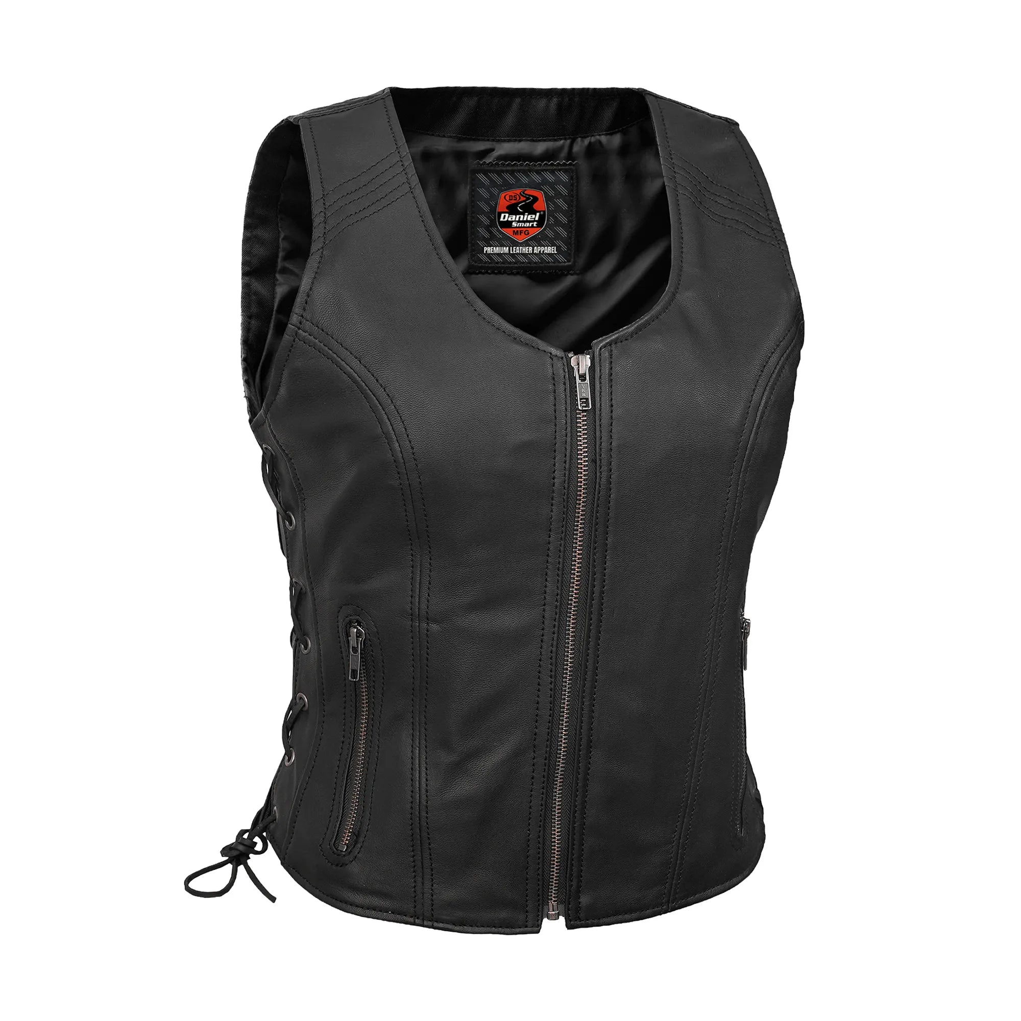 Inferno Women's Leather Motorcycle Vest