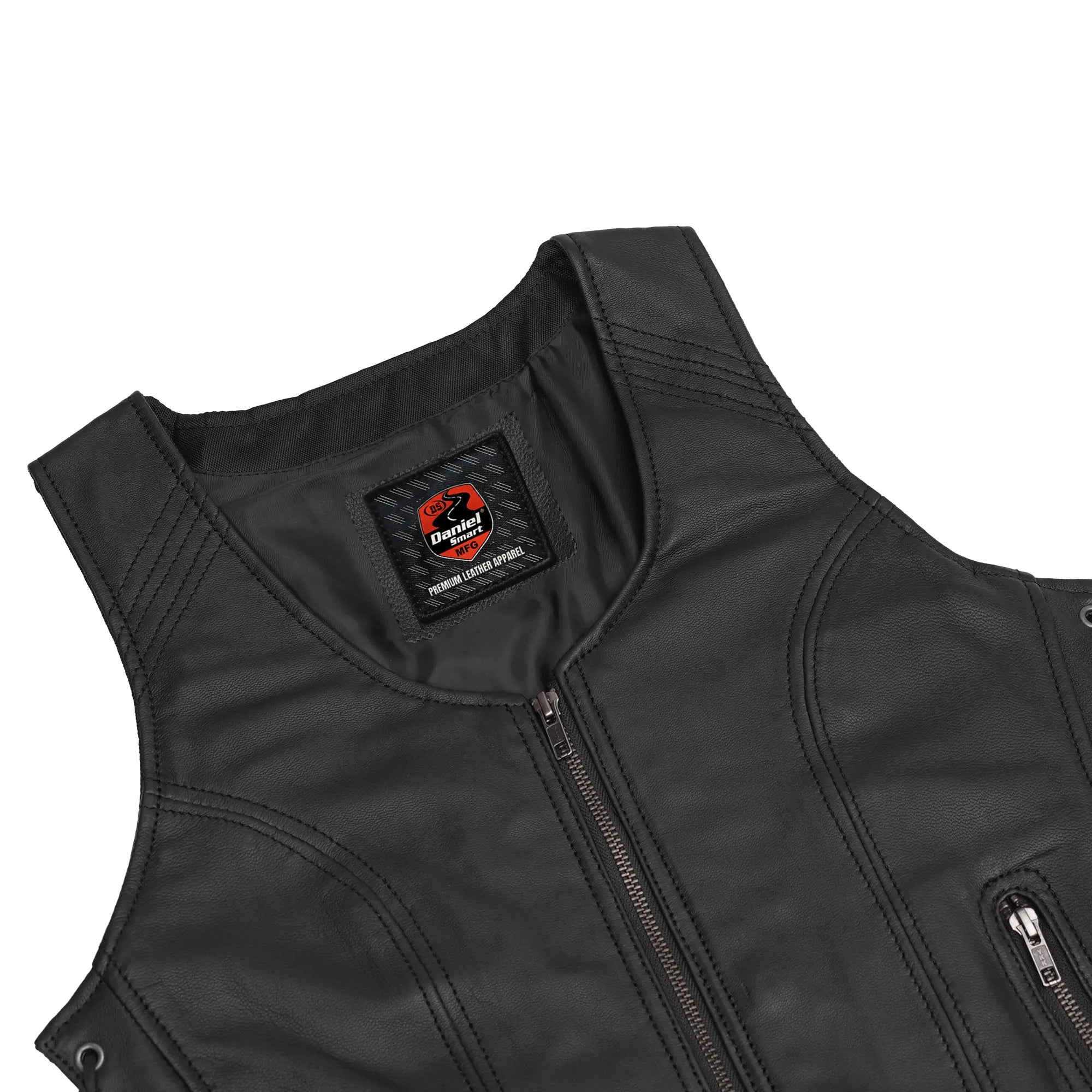 Inferno Women's Leather Motorcycle Vest