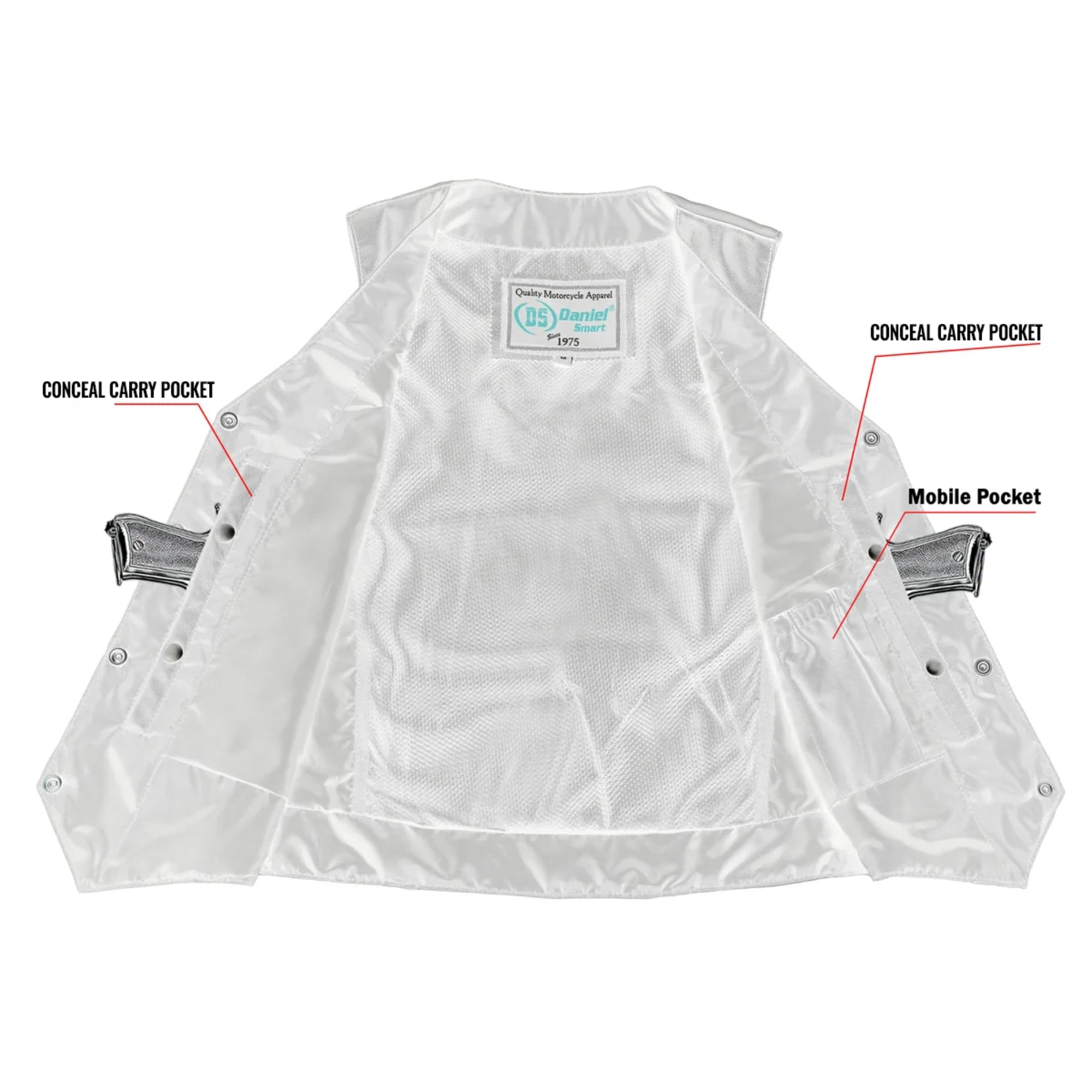 Timeless Women's Leather Motorcycle Vest