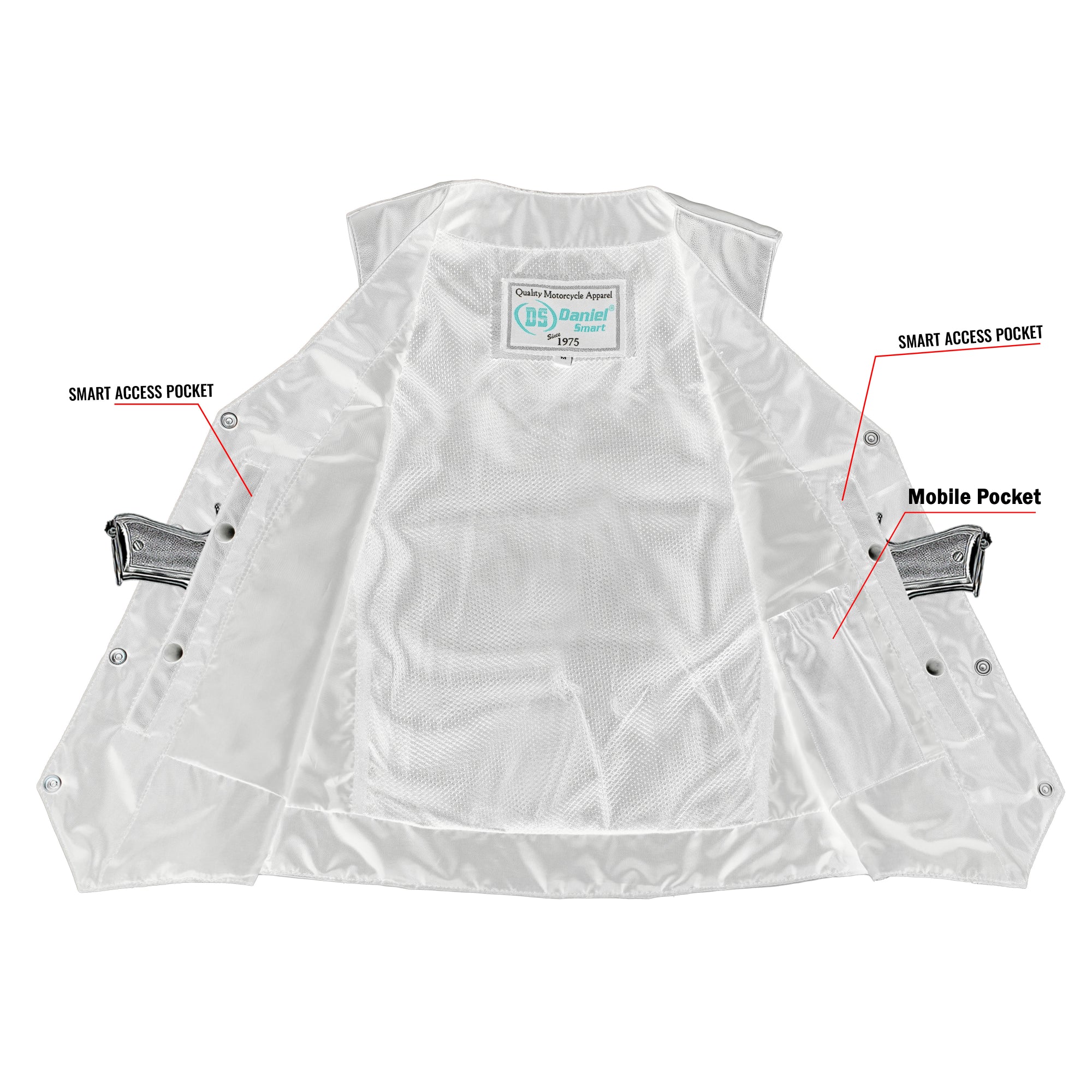 Timeless Women's Leather Motorcycle Vest