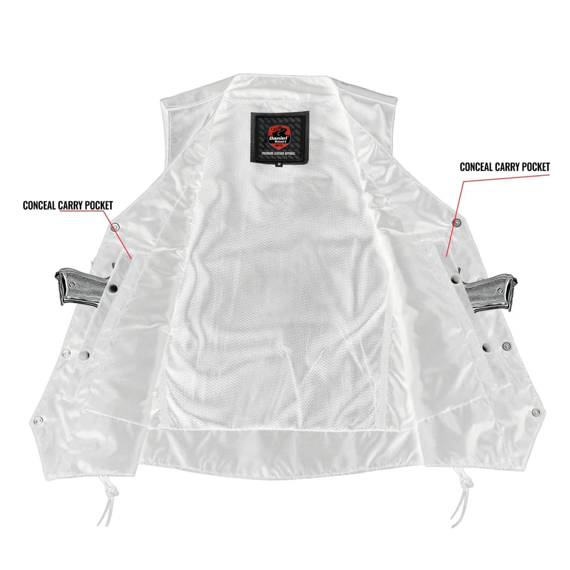 Rovena - Women's Leather Motorcycle Vest
