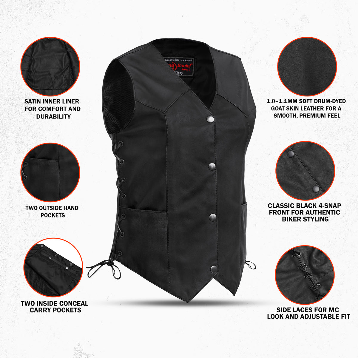 トップス Dappers Classical Round Neck Work Vest Classic Canvas Work Vest - Hunter Green – Historical Emporium