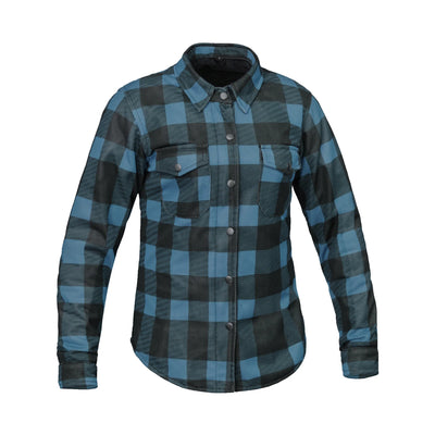 Bristol - Women’s Flannel Shirt - Teal & Black