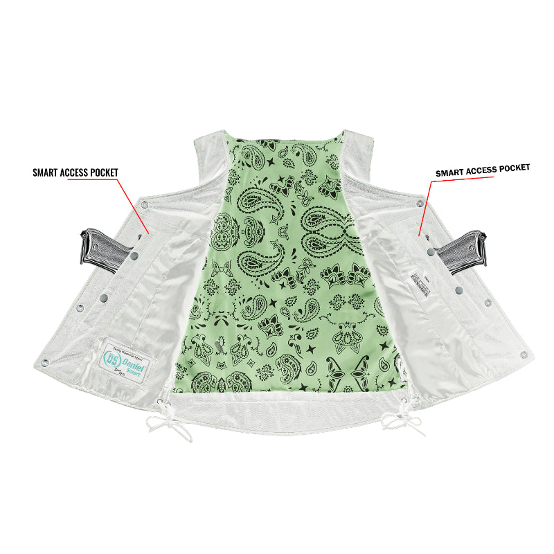 Miss Miles™ Women's Leather Motorcycle Vest