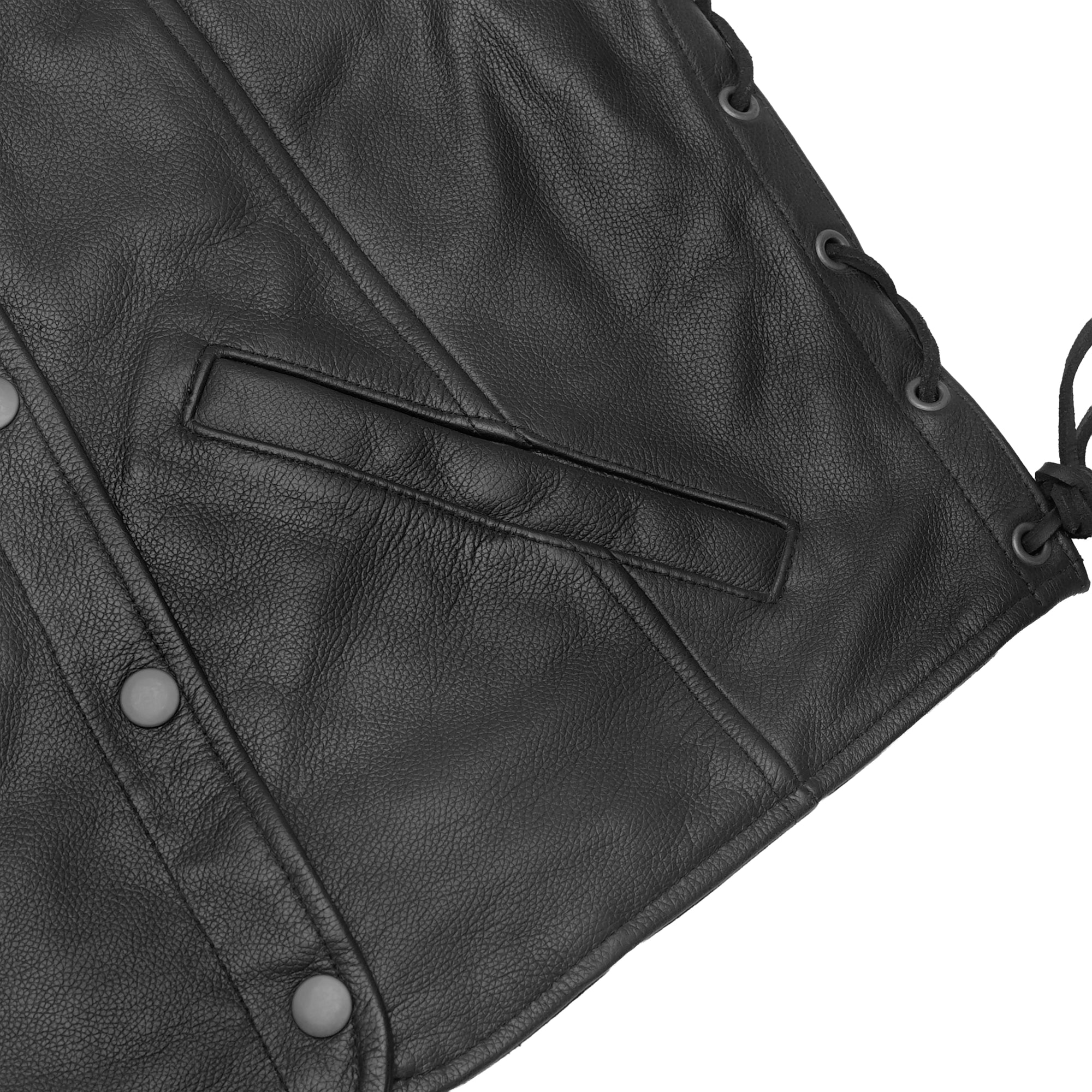 Regal Women's Leather Motorcycle Vest