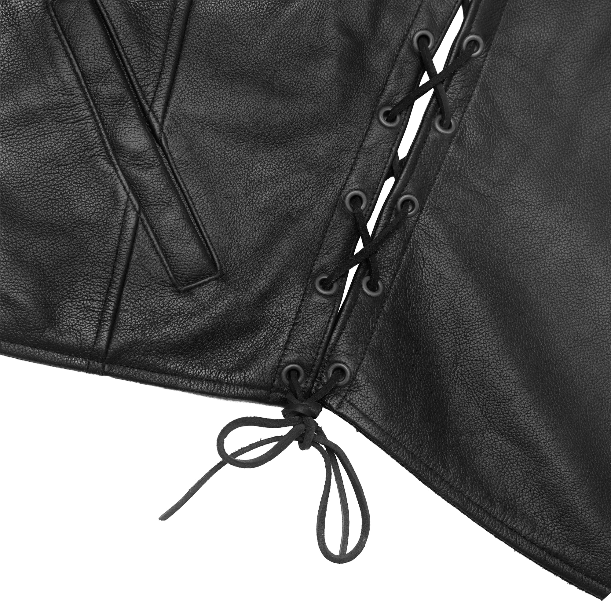 Regal Women's Leather Motorcycle Vest