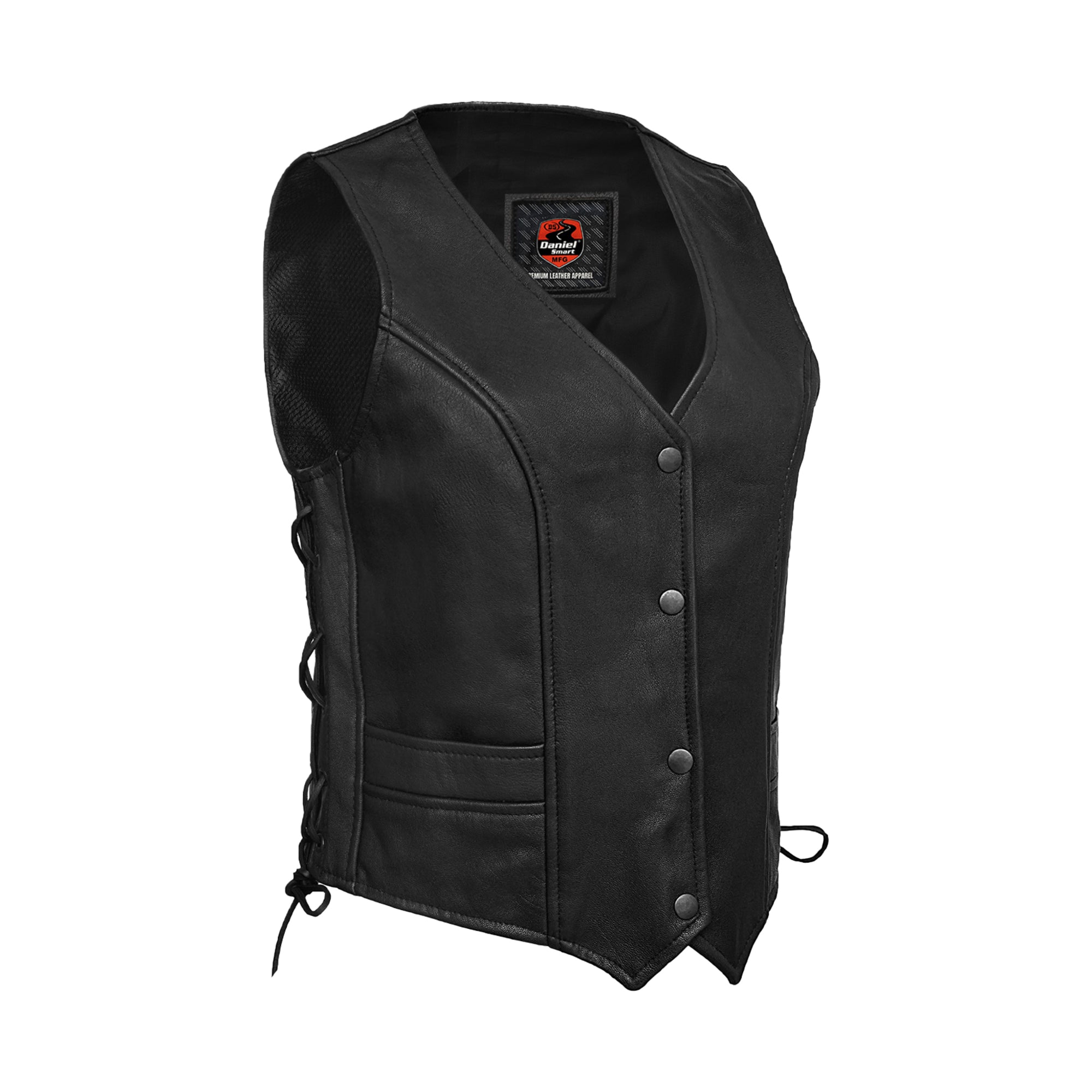 Essence Women's Leather Motorcycle Vest