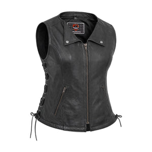 Fashionista Women's Leather Motorcycle Vest