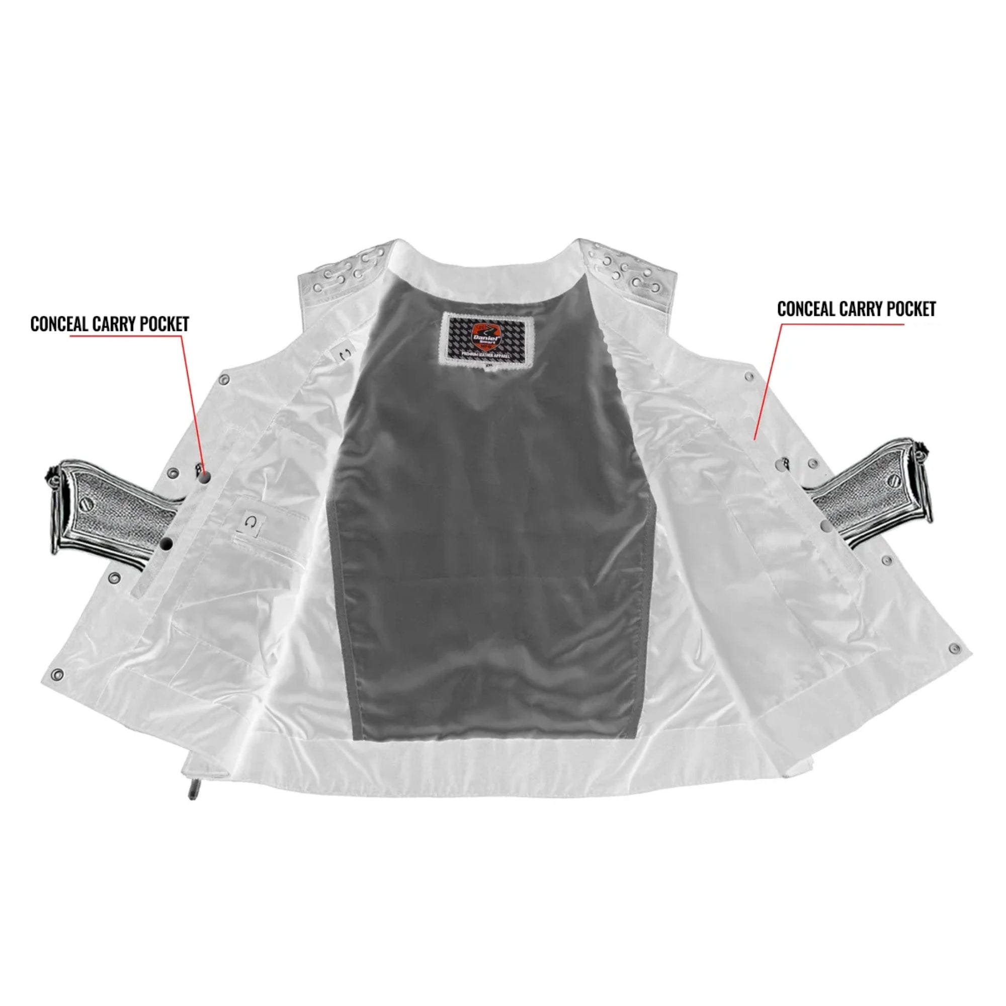 Valkyrie Women's Leather Motorcycle Vest