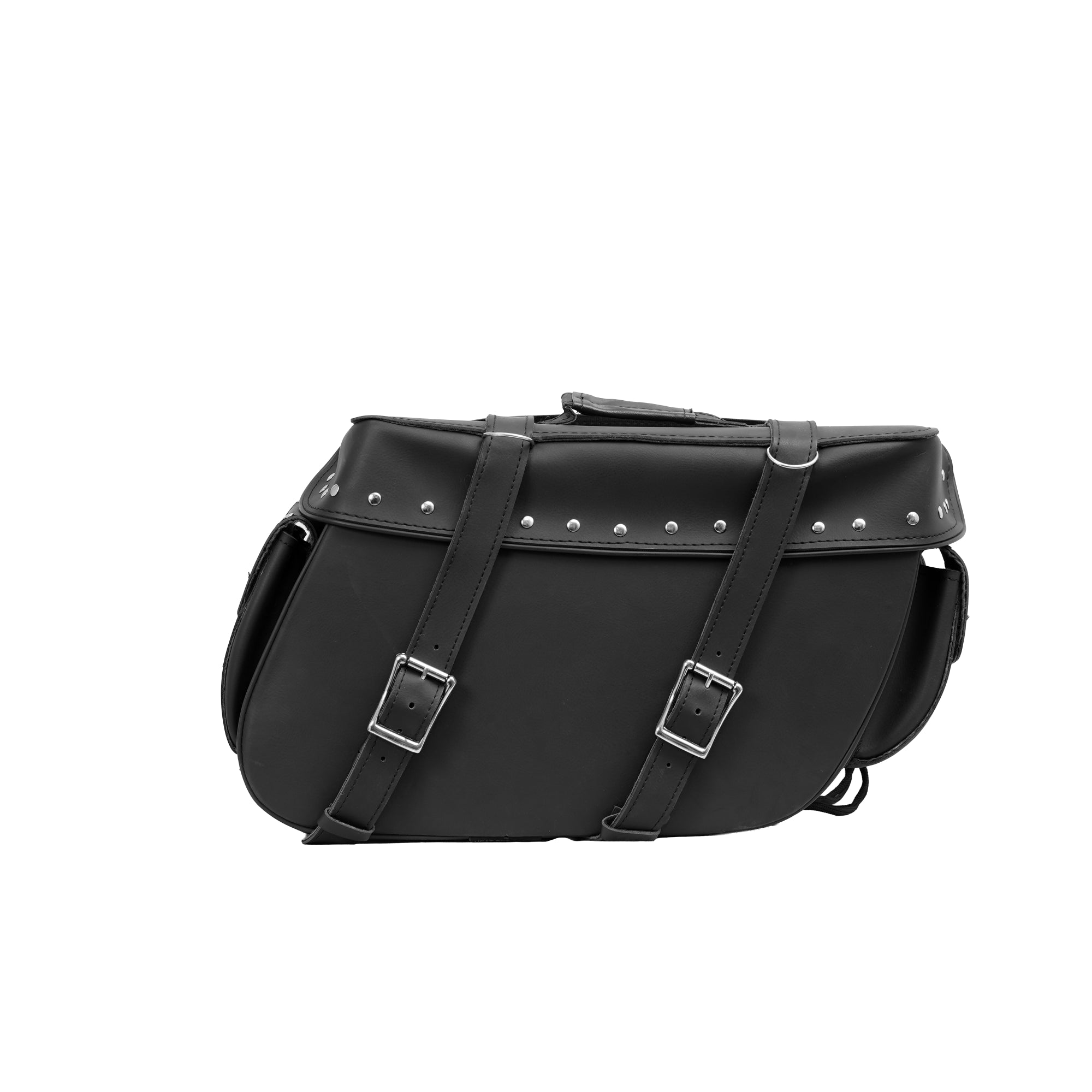 Voyager - Two-Strap Saddle Bag w/ Studs