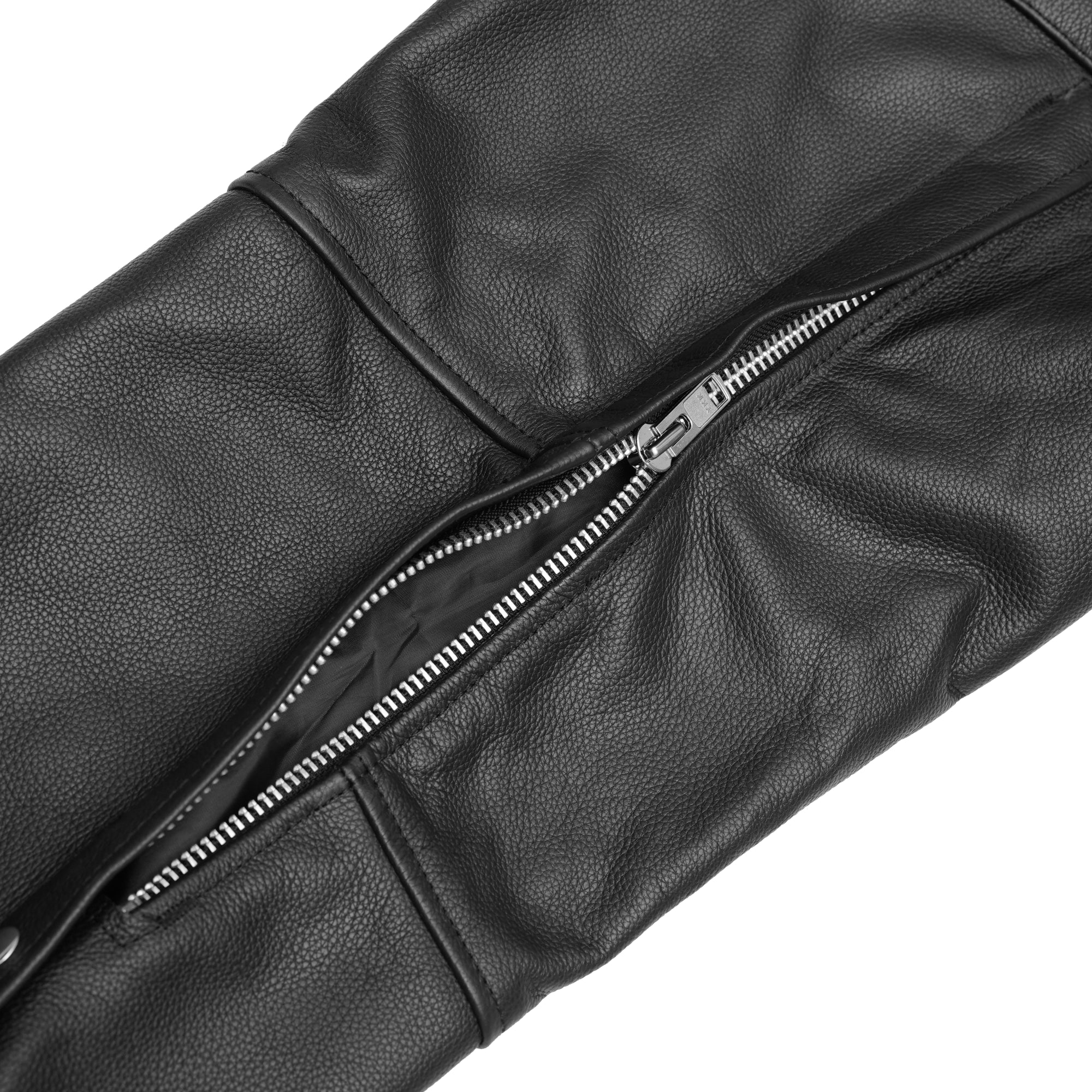 Silver Streak™ Unisex Motorcycle Leather Chaps