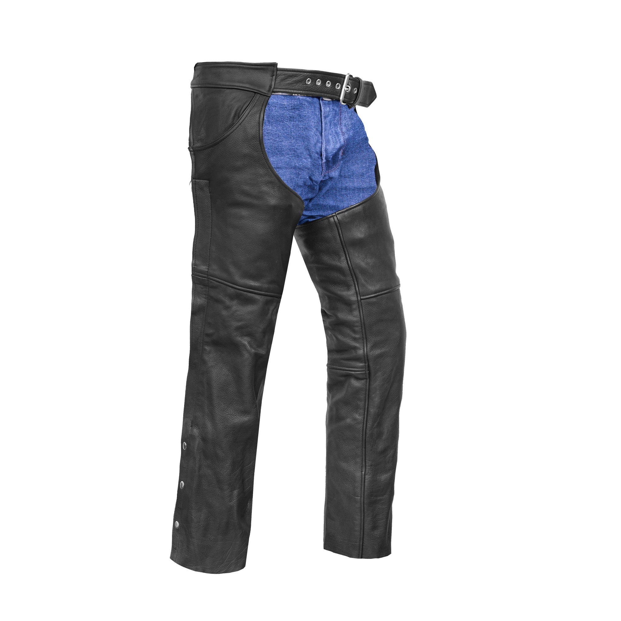 Iron Belle™ Unisex Motorcycle Leather Chaps