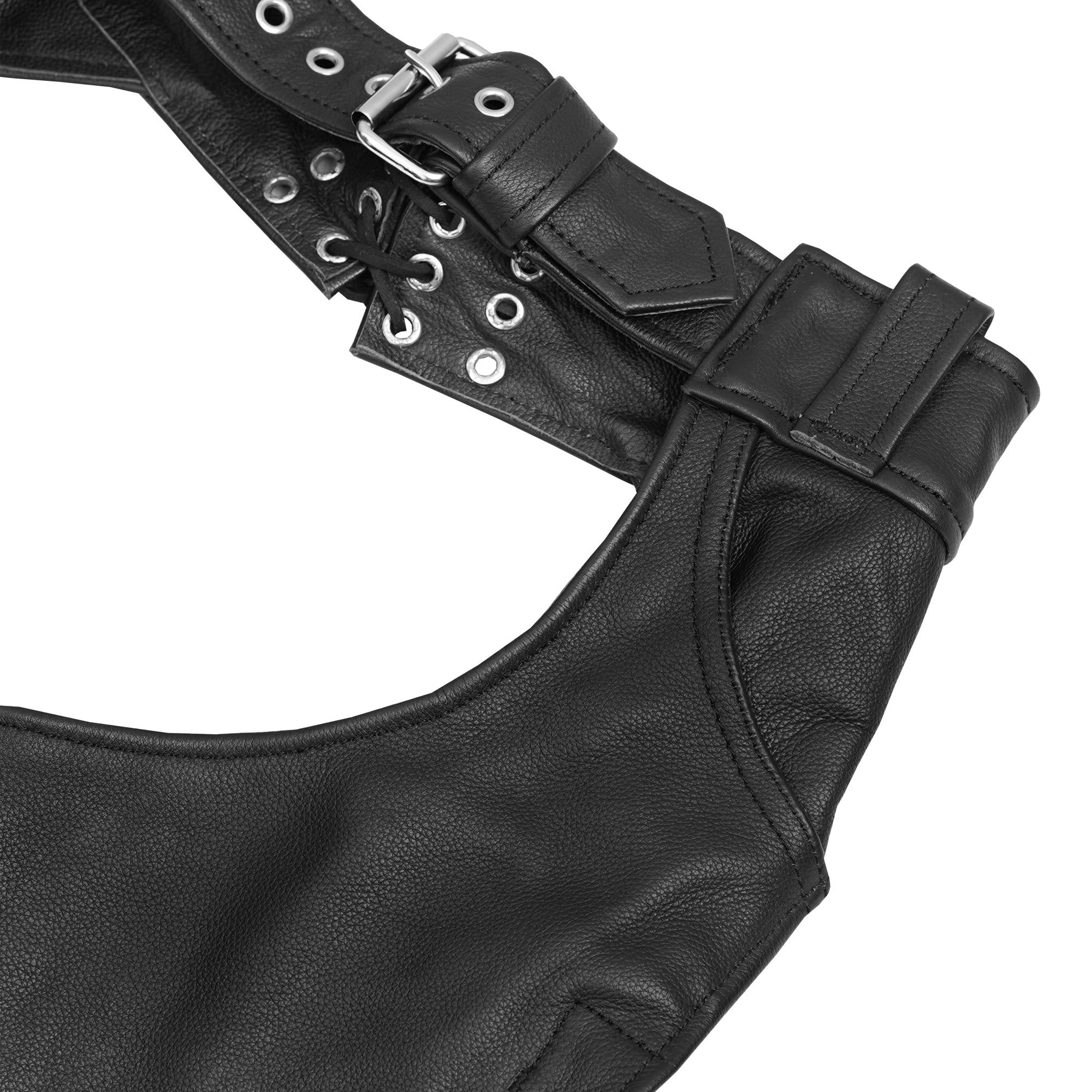 Iron Belle™ Unisex Motorcycle Leather Chaps
