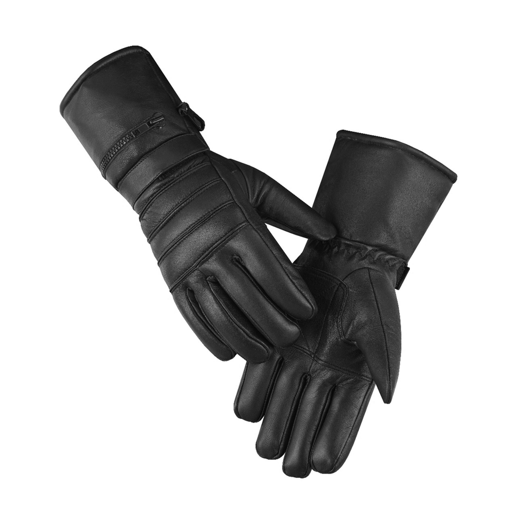 Freehand Men's Gauntlet Motorcycle Gloves