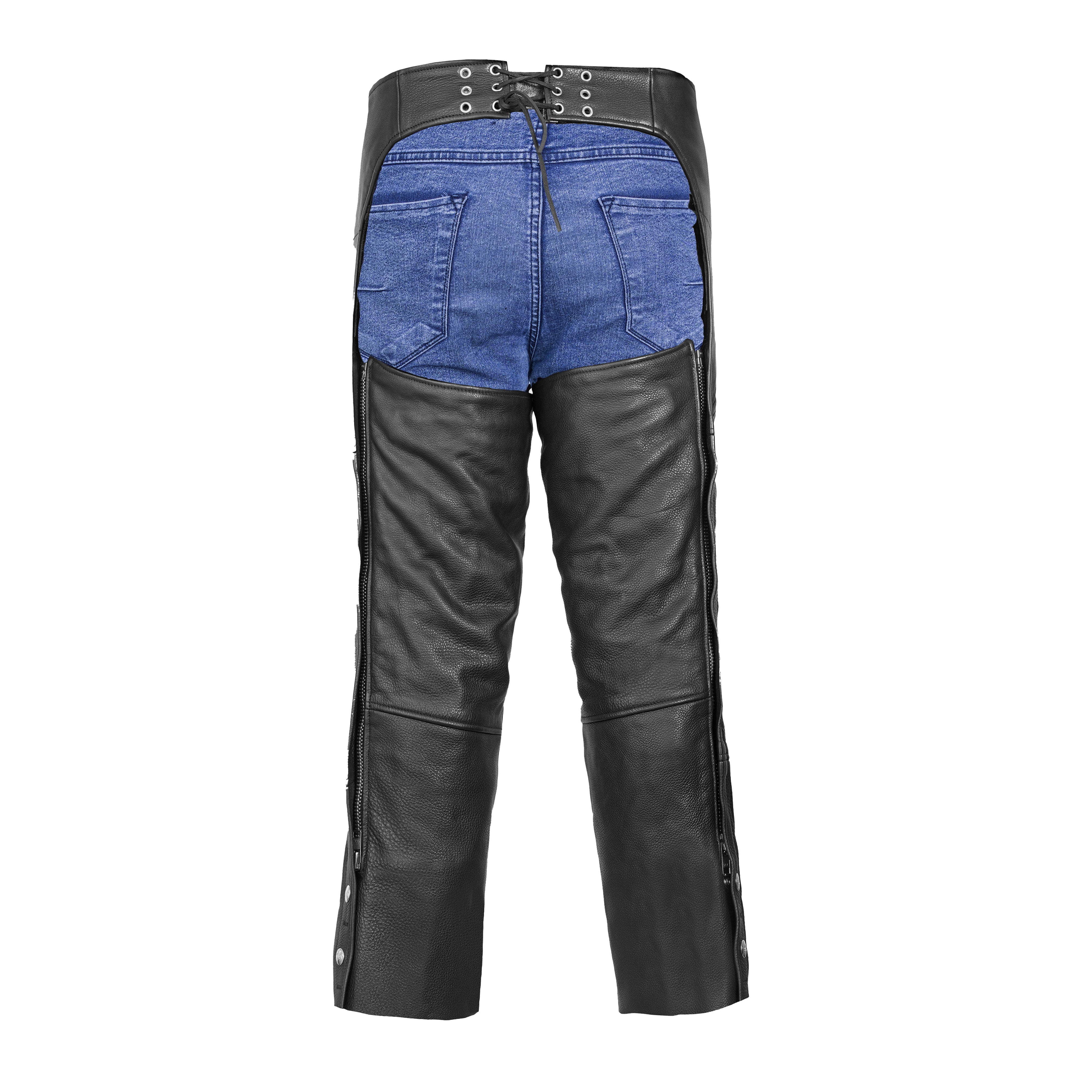 Arctic Glide Unisex Motorcycle Leather Chaps