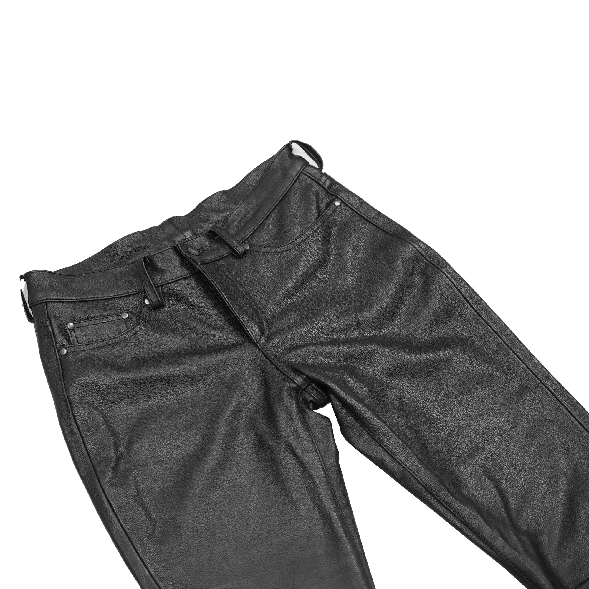 Twin Thunder Men's Motorcycle Leather Pants