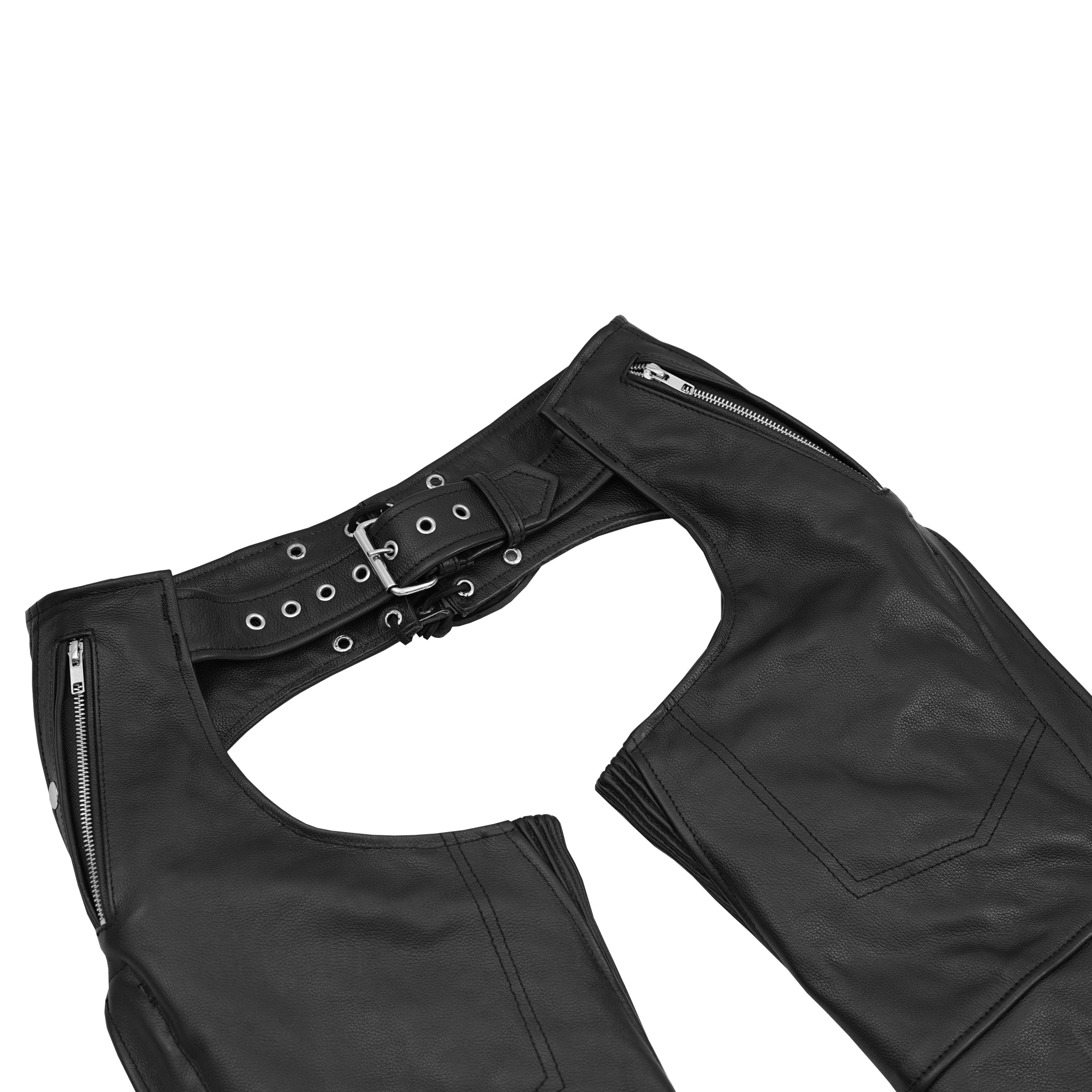 Spiritway Unisex Motorcycle Leather Chaps